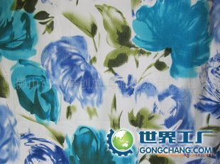 全棉直貢印花布 舒適時尚的服裝面料優選